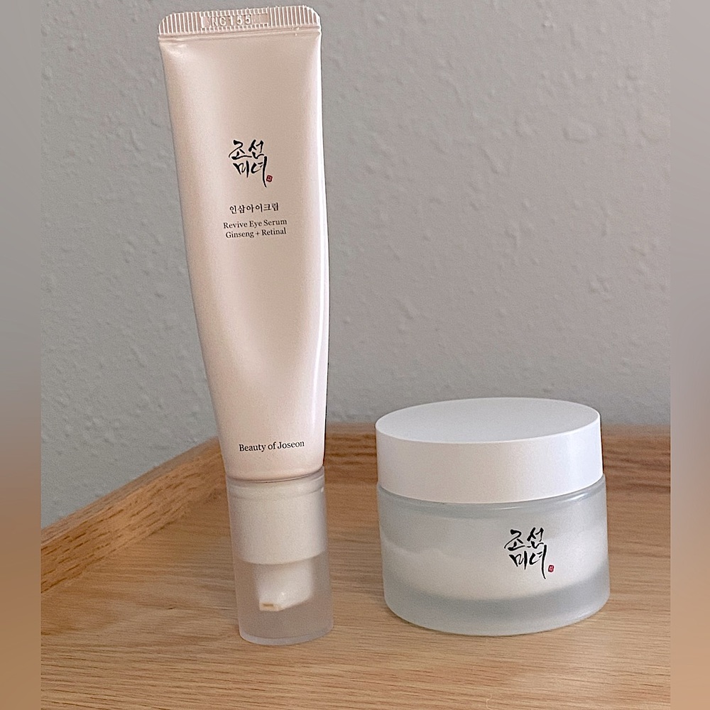 Beauty of Joseon dynasty cream, hydrating, phase and eye cream
